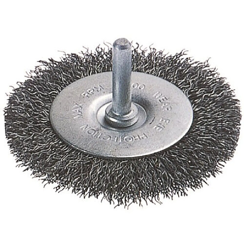 Wolfcraft 1 Brosse mét. circ. HEX Ø75x10mm