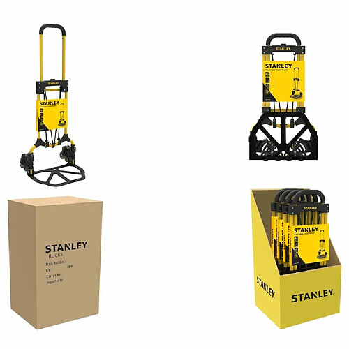 Stanley 5 - diable monte-escalier pliable - capacité 60 kg