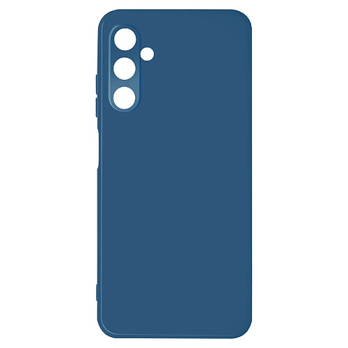 Avizar Coque pour Samsung Galaxy M34 5G Silicone Finition Mate Soft Touch Bleu