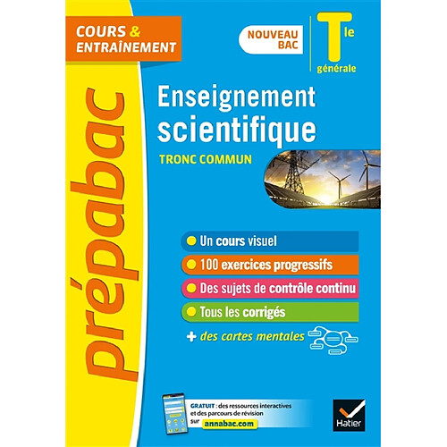 Enseignement scientifique tronc commun, terminale générale : nouveau bac · Occasion