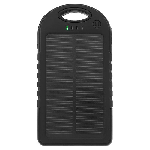 Forever Chargeur de secours Solaire 5000 mAh Noir étanche