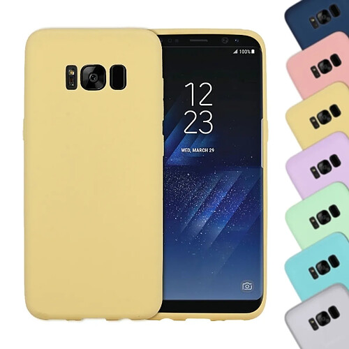 Wewoo Coque jaune pour Samsung Galaxy S8 + / G9550 Belle Candy Couleurs Soft TPU Housse de protection