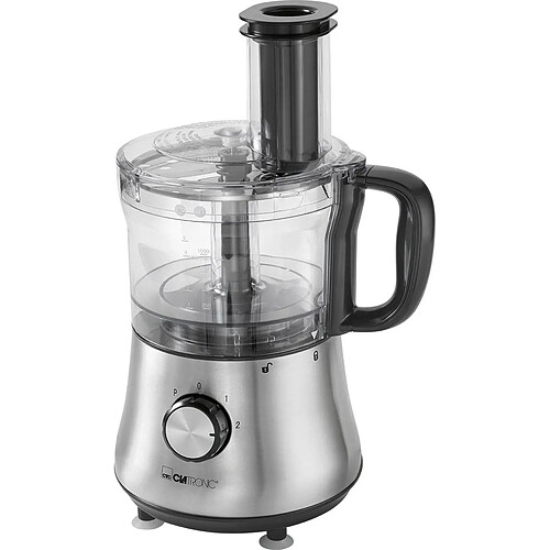 Robot mixeur multifonctions de cuisine 1,5L blender Hachoir batteur, 500, Argent, Clatronic, KM 3646