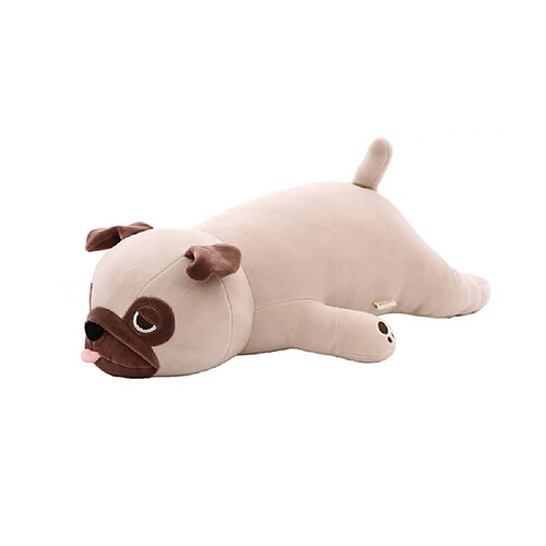 Universal Animaux mignons chien peluche bébé coussin coussin cadeau d'anniversaire enfant fille apaisement doux carlin peluche cadeau de noël pour enfant 55 cm | Peluche