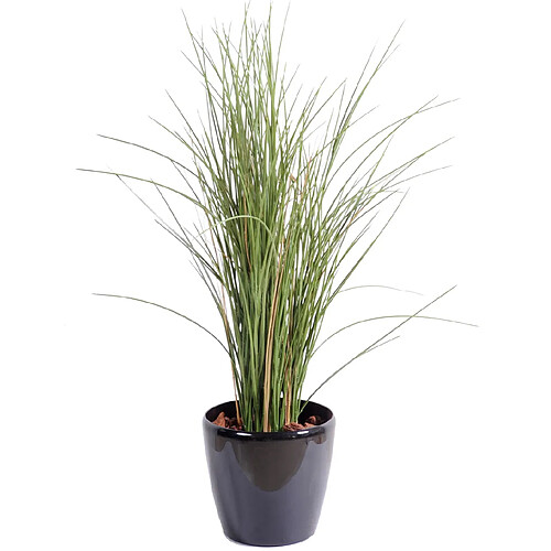 Pegane Plante artificielle haute gamme Spécial extérieur / Herbe artificielle - Dim : 80 x 30 cm