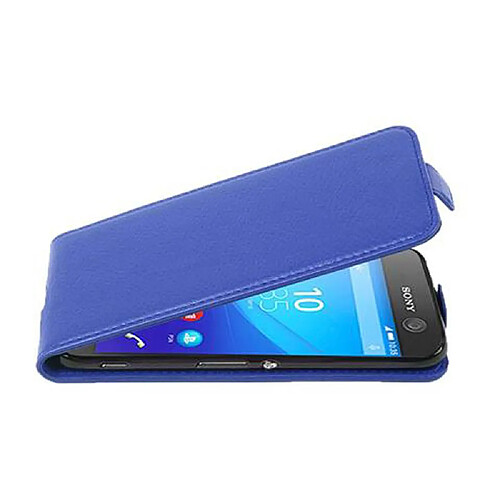 Cadorabo Coque Sony Xperia M5 Etui en Bleu