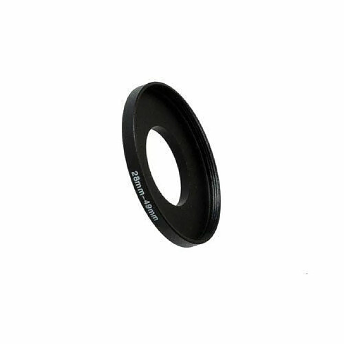 Fotodiox Bague Métal Mesuré en haut Métal Noir Anodisé 46mm-52mm, 46-52 mm