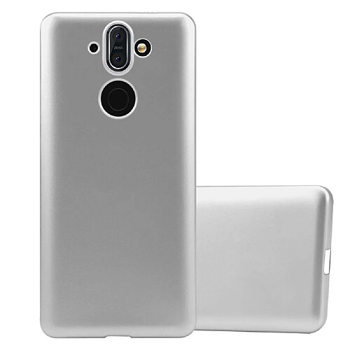 Cadorabo Coque Nokia 8 Sirocco Etui en Argent