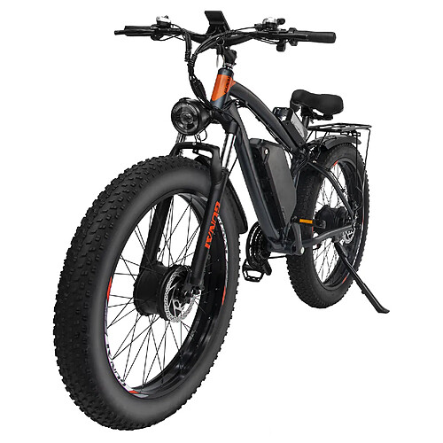 GUNAI GN88 2000W VTT électrique pour Hommes Double Moteur 48V 23Ah 26" gros pneu