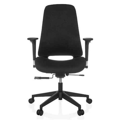 Chaise de bureau / chaise pivotante HENFIELD B Tissu noir hjh OFFICE