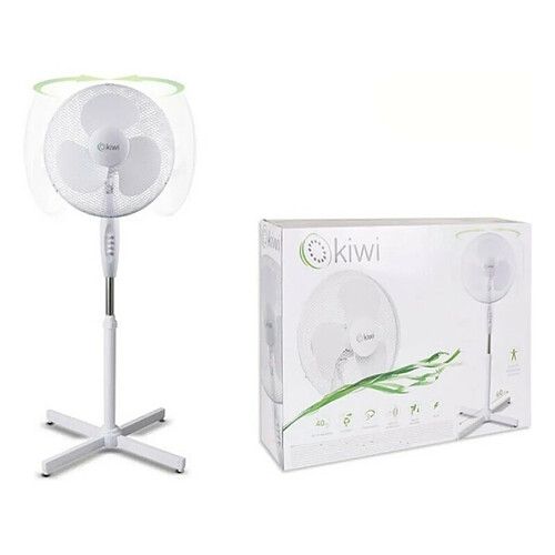 Ventilateur sur Pied Kiwi Blanc 45 W (Ø 40 cm)