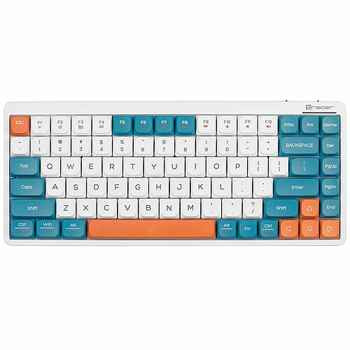 Clavier mécanique Tracer TRAKLA47309 Blanc Multicouleur QWERTY