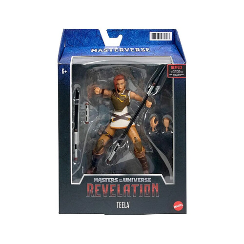 Mattel Les Maîtres de l'Univers : Revelation Masterverse 2021 - Figurine Teela 18 cm