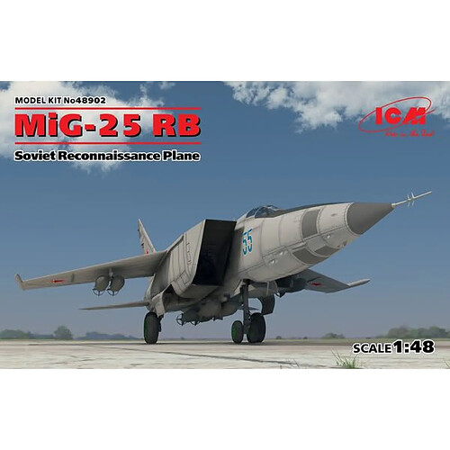 MiG-25 RB Sovit Reconnaissance Plane- 1:48e - ICM