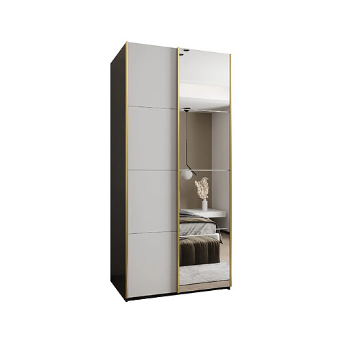 Abiks Meble Armoire à portes battantes Lux 3 245,5/120/64 2 portes