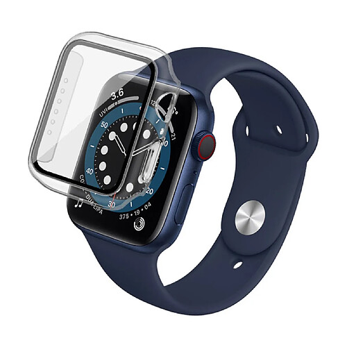 Coque en TPU IMAK anti-griffes, blanc - transparent pour votre Apple Watch SE/Series 6/5/4 40mm