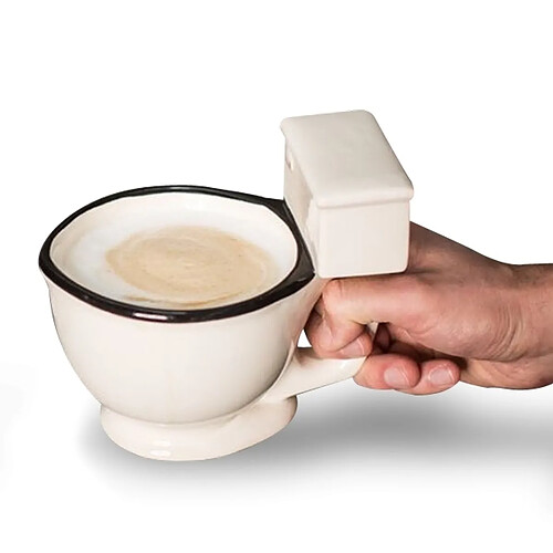 Totalcadeau Tasse en forme de WC XL