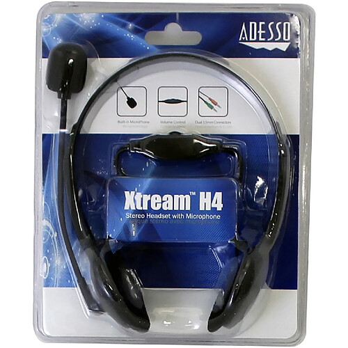 Adesso XTREAM-H4, Stereo Headset with Microphone