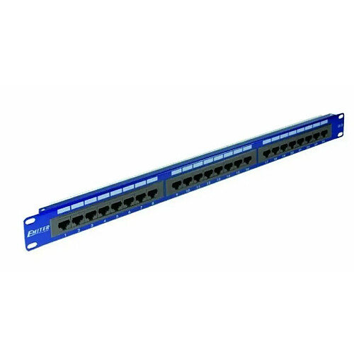 Emiter Panel 19`` 24xRJ45 UTP kat.5e 1U niebieski DCN/PPFA652K248C5E