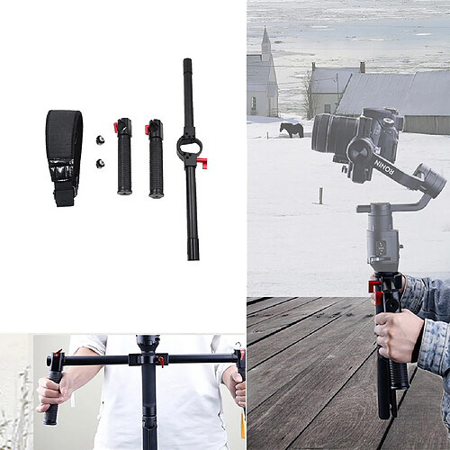 Réglable double poignée Grip Handheld Kit Grip pour DJI Ronin-SC Gimbal stabilisateur