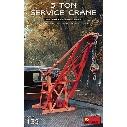 Mini Art 3 Ton Service Crane - Décor Modélisme