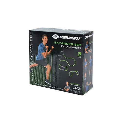 Set de 3 extenseurs Schildkröt Fitness Vert Citron