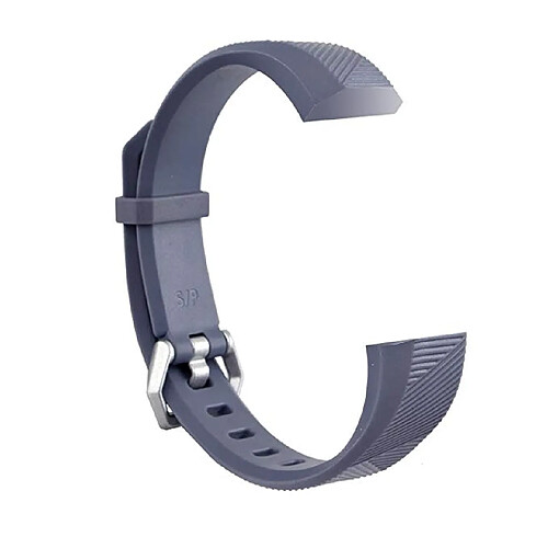 Wewoo Bracelet pour montre connectée Dragonne en Sergé de Silicone Enfants FITBIT ACE Gris