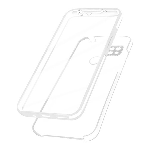 Avizar Coque Xiaomi Redmi 10A Intégrale Arrière Rigide et Avant Souple Transparent