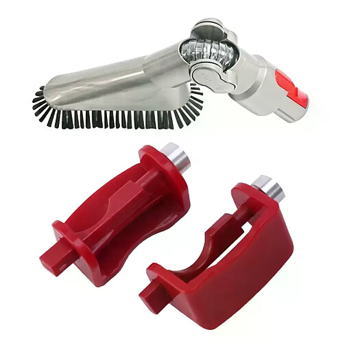 Brosse à brosse universelle pour Dyson V6 V7 V8 V10, tête de rotation et d'aspiration, avec verrou de déclenchement de qualité supérieure