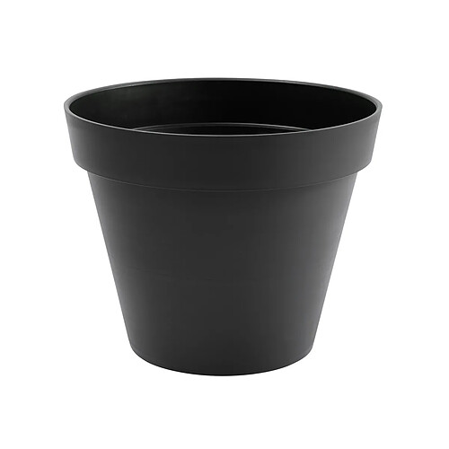 Pot de fleur rond Toscane Ø 60 x H.47 cm - Gris Anthracite - Eda