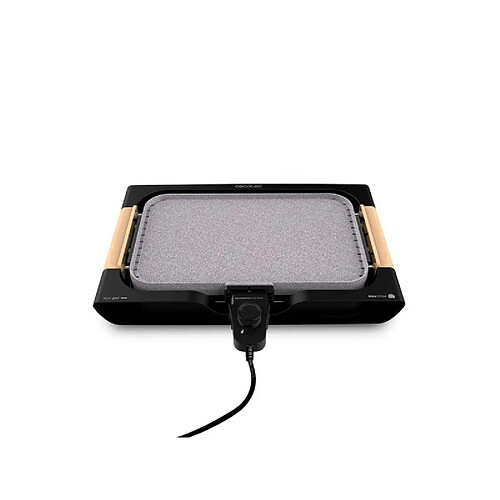 Cecotec plancha gril électrique 2 en 1 marron noir