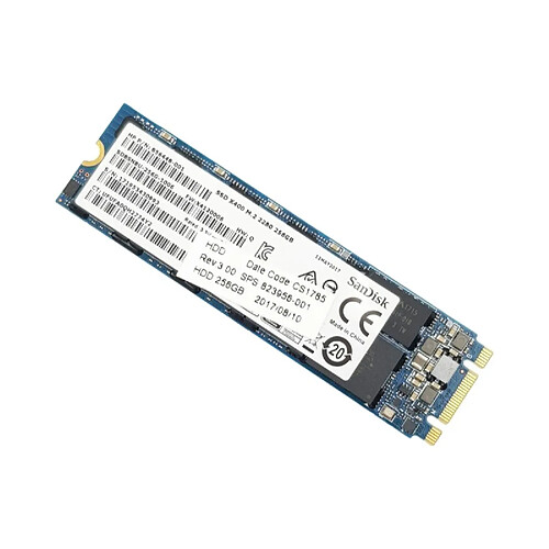 256Go SanDisk X400 SD8SN8U-256G-1006 SSD SATA M.2 2280 M+B 856448-001 · Reconditionné