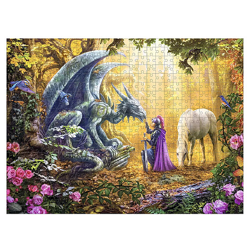 Ravensburger Puzzle Premium de 500 Pièces Softclick Thème Dragon Whisperer Multicolore