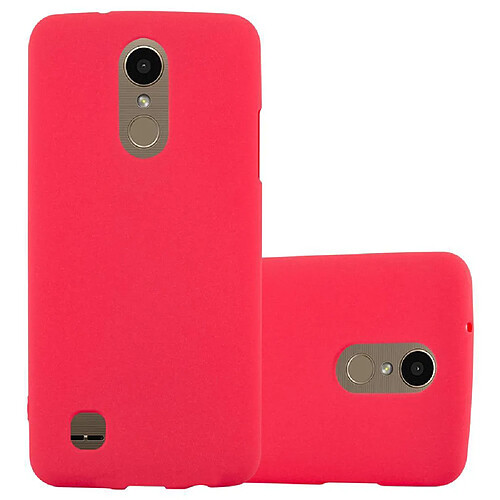 Cadorabo Coque LG K10 2017 US Version Etui en Rouge