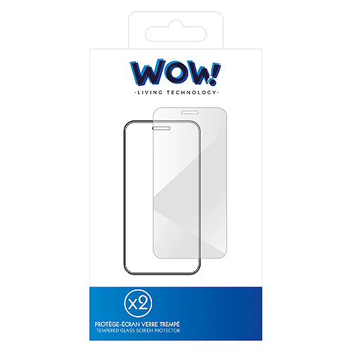 BIGBEN Lot de 2 Protège écrans iPhone SE 2022/ iPhone SE/ iPhone 8/ iPhone 7/ iPhone 6S/ iPhone 6 WOW