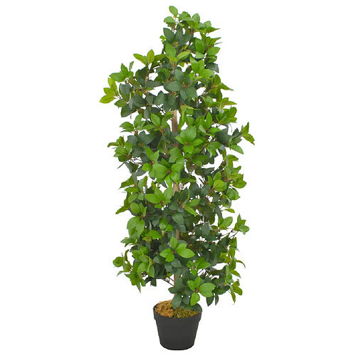 vidaXL Plante artificielle avec pot Laurier Vert 120 cm