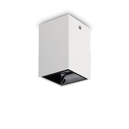 Ideal Lux Plafonnier LED décoratif carré monté en surface blanc, 3000K