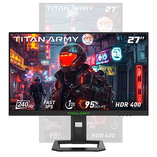 Moniteur de jeu TITAN ARMY P2710S, écran LCD IPS rapide 27 pouces 2560*1440 16:9