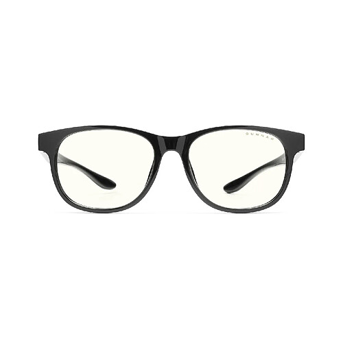 GUNNAR Lunettes anti lumière bleue enfant - RUSH - 8-12 ANS | Couleur : ONYX | Teintes : CLEAR (35% de filtration de la lumière bleue)