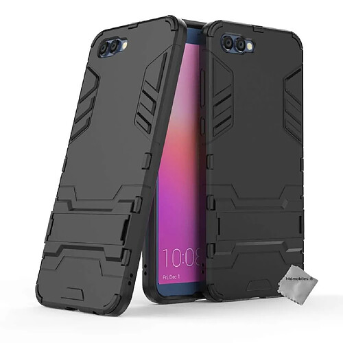 Htdmobiles Coque rigide anti choc pour Huawei Honor View 10 + film ecran - NOIR