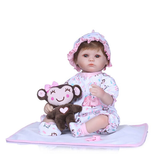 Universal Renaissance Baby Doll Wharf Silicone Doux 40cm Réaliste Poupée Nouvelle-née Fille Mariée