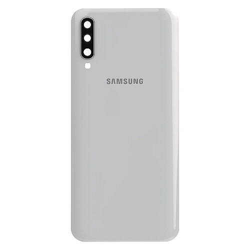 Samsung Vitre arrière pour Samsung Galaxy A50 Original Service Pack Blanc