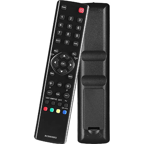 SANAG Rc3000E02 Telecommande De Rechange Pour Tv Tcl Led Lcd Noir