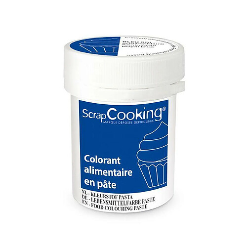 Scrapcooking Colorant alimentaire en pâte 20 g - Bleu roi