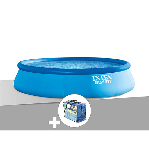 Kit piscine autoportée Intex Easy Set 4,57 x 1,07 m + Bâche à bulles