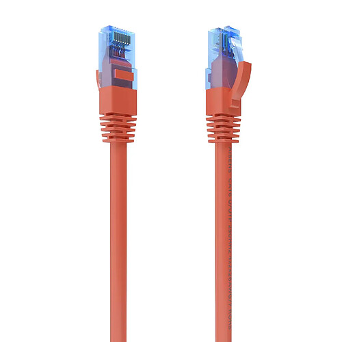 Aisens Câble réseau Cordon de brassage RJ45 Cat.6 UTP AWG26 CCA - 2,0 m - Couleur rouge