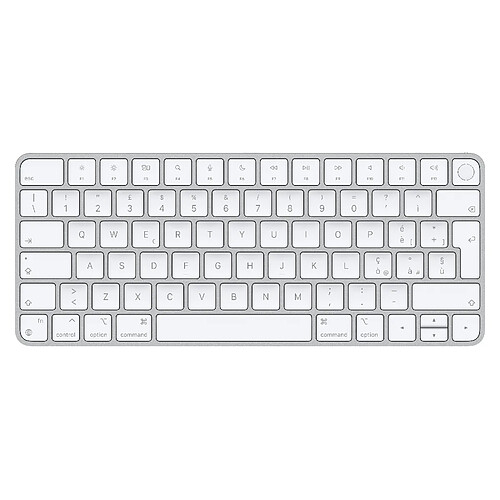 Apple Magic clavier USB + Bluetooth Italien Aluminium, Blanc