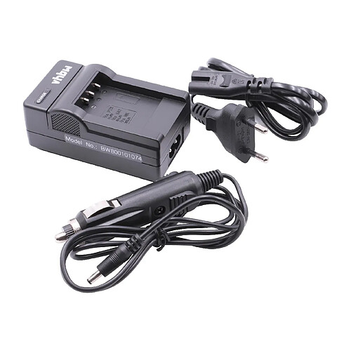 Vhbw Chargeur secteur avec adaptateur secteur et allume-cigare pour TOSHIBA, batterie D-Li88 Li 88