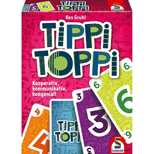 Schmidt Spiele 75051 Tippi Toppi, Jeu de Cartes de Famille Multicolore