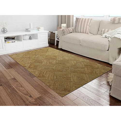 Vente-Unique Tapis rectangle 100% jute tressé -160 x 230 cm - Naturel - DAYA